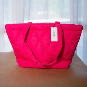 NEW ~ Vera Bradley Small East West Tote - Peacock Pink - Beautiful!! REG $115